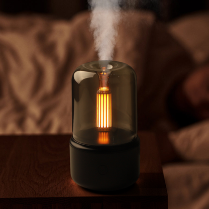 Candlelight Flame Aroma Diffuser Lamp