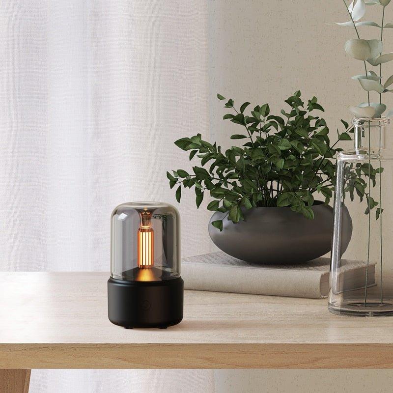 Candlelight Flame Aroma Diffuser Lamp